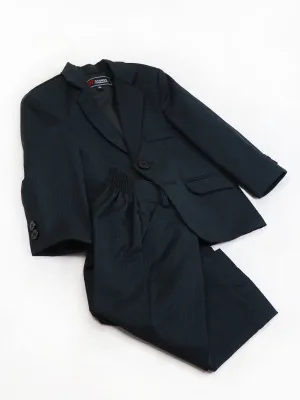 1Yr - 15Yrs 2PCS Coat Pant Suit for Boys Lined Black