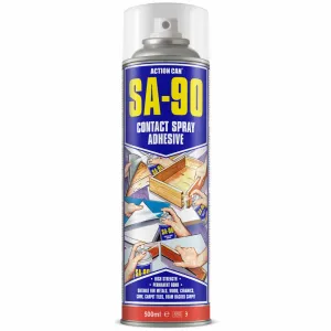 ACTION CAN SA-90 500ML CONTACT ADHESIVE SPRAY CAN32806