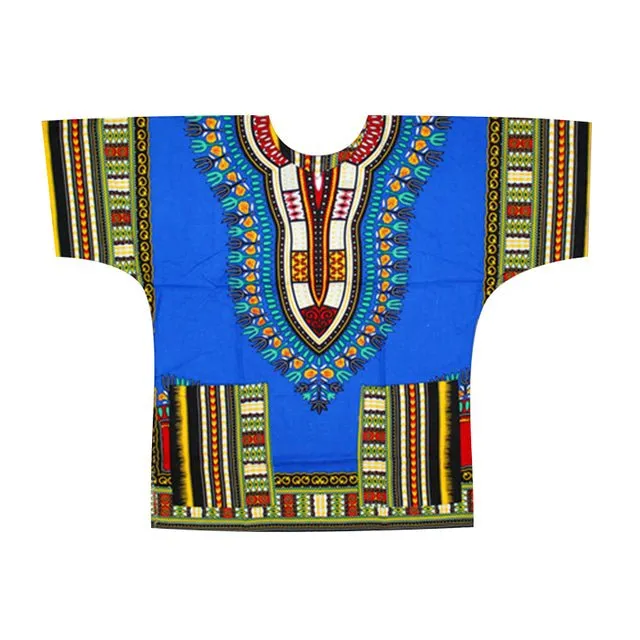 Authentic African Dashiki Printed T-Shirts for Men