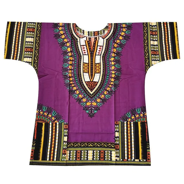 Authentic African Dashiki Printed T-Shirts for Men