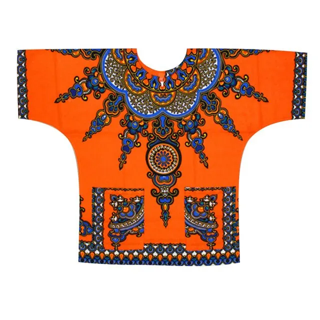 Authentic African Dashiki Printed T-Shirts for Men