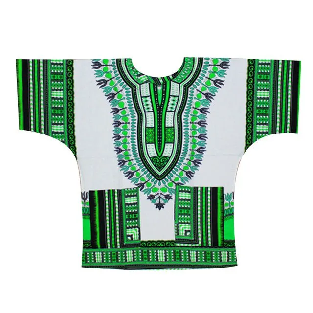 Authentic African Dashiki Printed T-Shirts for Men