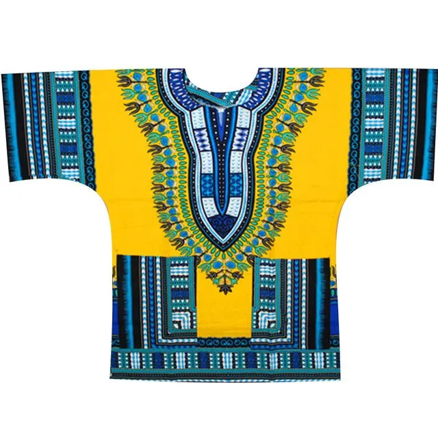 Authentic African Dashiki Printed T-Shirts for Men