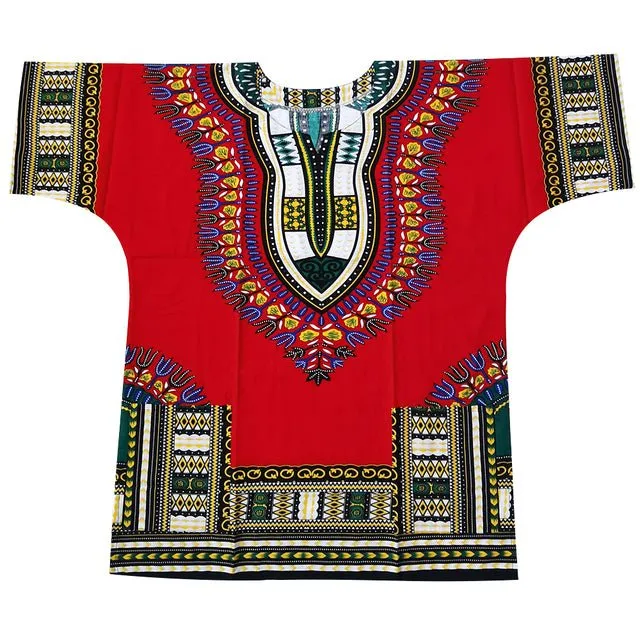 Authentic African Dashiki Printed T-Shirts for Men