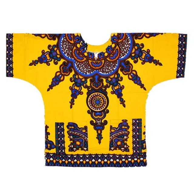 Authentic African Dashiki Printed T-Shirts for Men