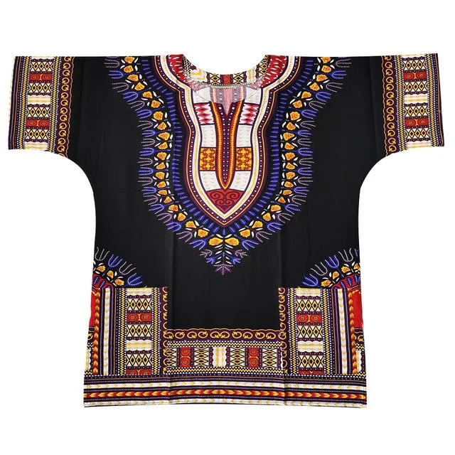 Authentic African Dashiki Printed T-Shirts for Men