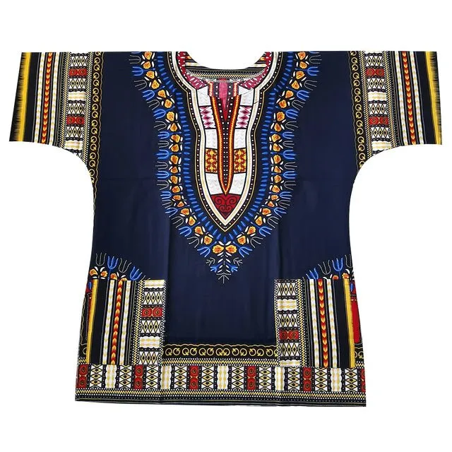 Authentic African Dashiki Printed T-Shirts for Men