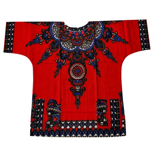 Authentic African Dashiki Printed T-Shirts for Men