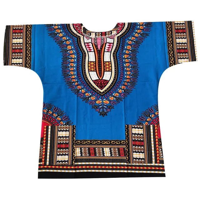 Authentic African Dashiki Printed T-Shirts for Men