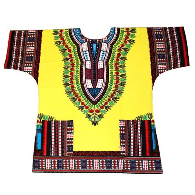 Authentic African Dashiki Printed T-Shirts for Men