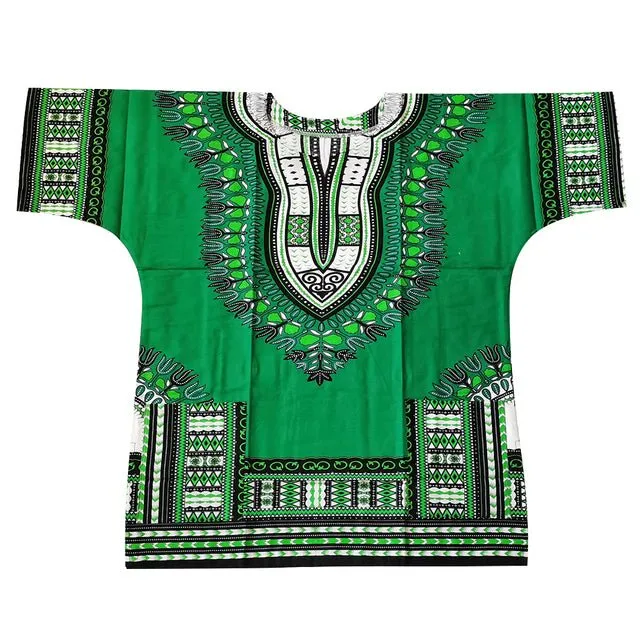 Authentic African Dashiki Printed T-Shirts for Men