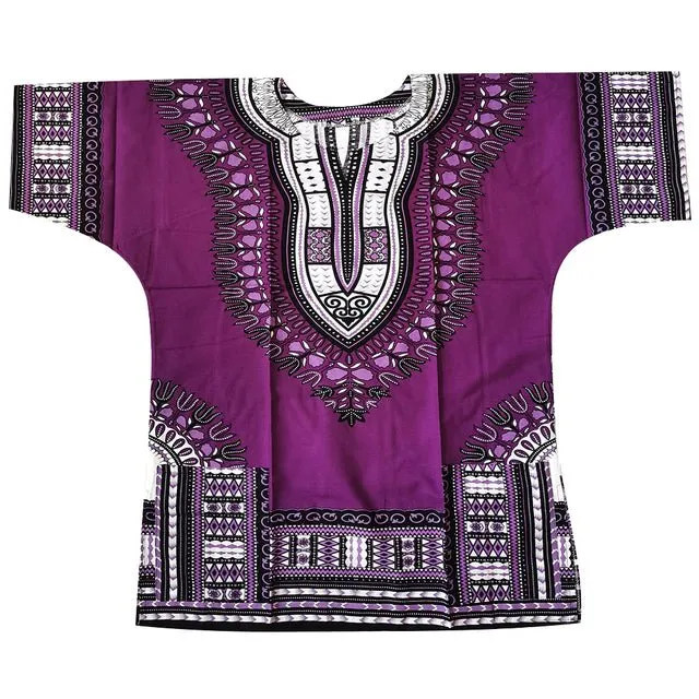 Authentic African Dashiki Printed T-Shirts for Men