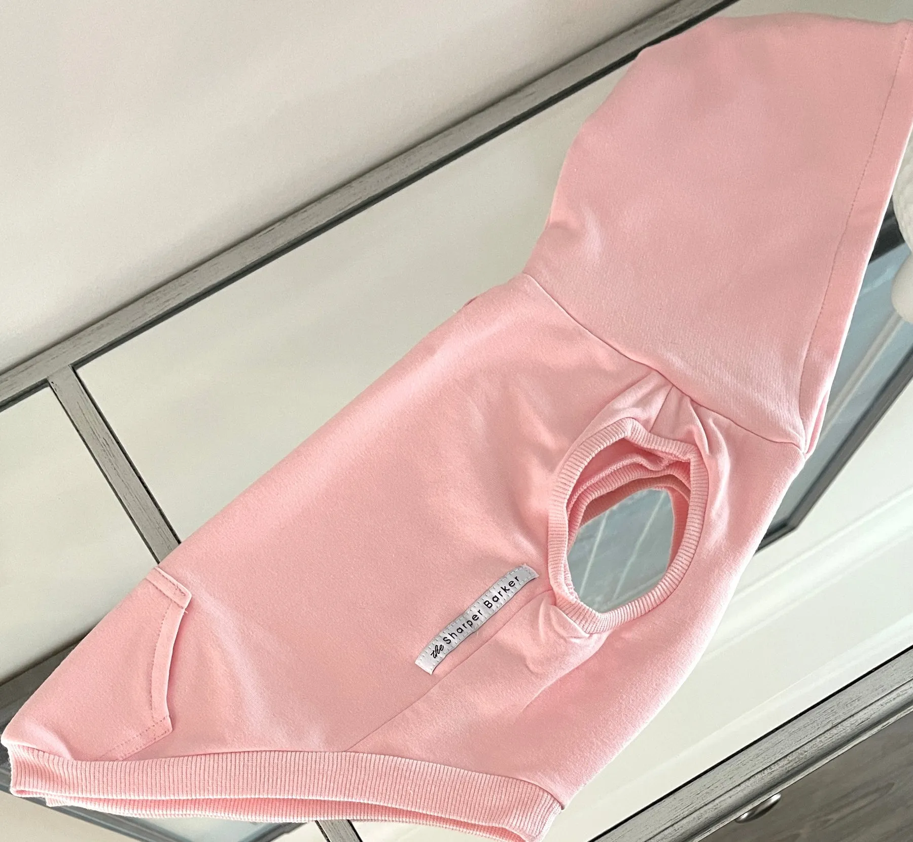 bamboo cotton hoodie - cherry blossom pink - last one!