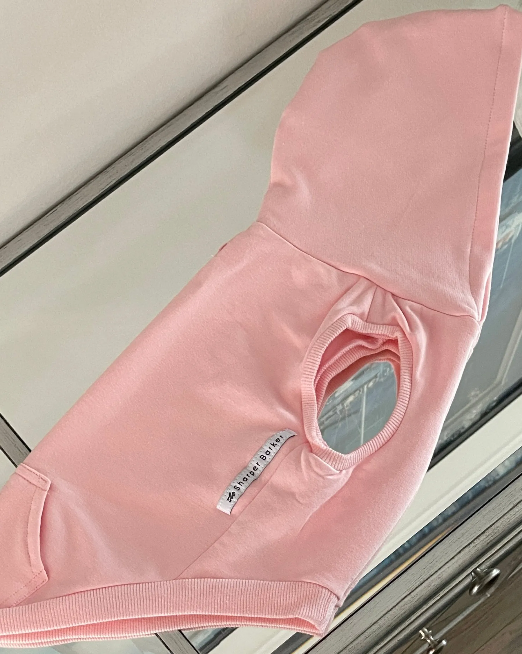 bamboo cotton hoodie - cherry blossom pink - last one!