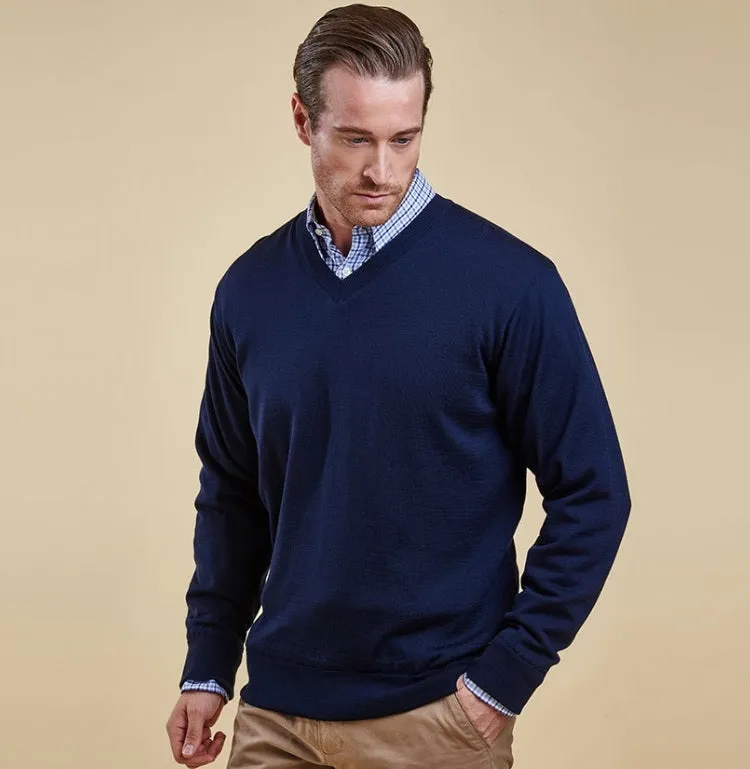 Barbour Carlton Knit Waterproof Sweater - Navy