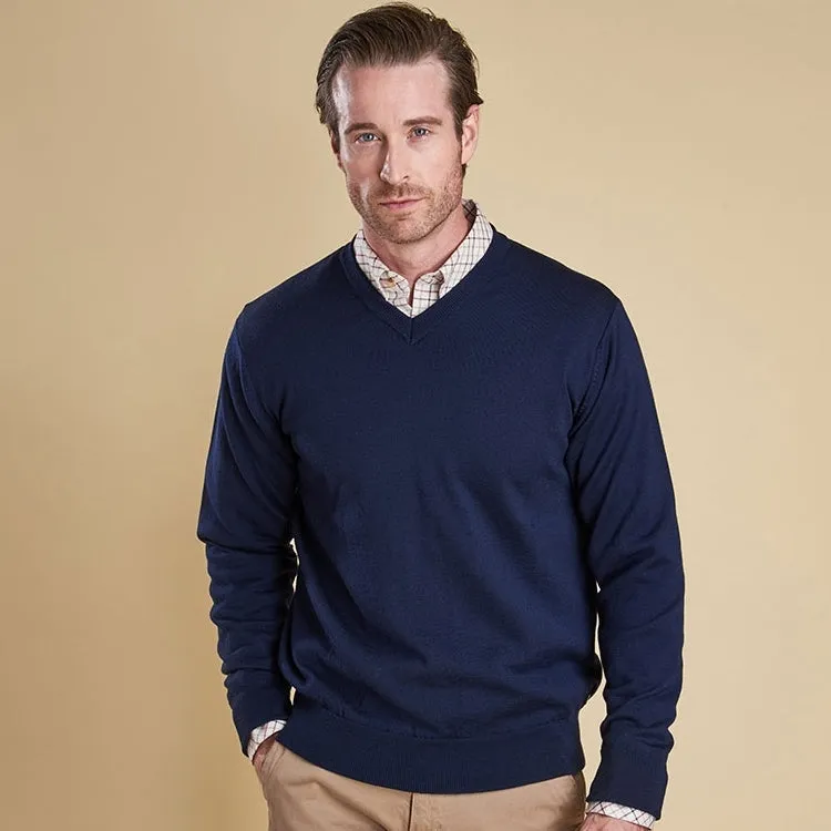 Barbour Carlton Knit Waterproof Sweater - Navy