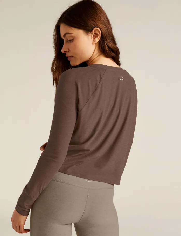 Beyond Yoga Featherweight Daydreamer Pullover Truffle