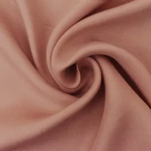 Blush Peach Pink Famous Designer Cupro Rayon Twill Woven Fabric