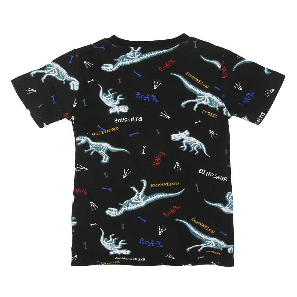 Boys Nightwear Dino Roar - BLACK