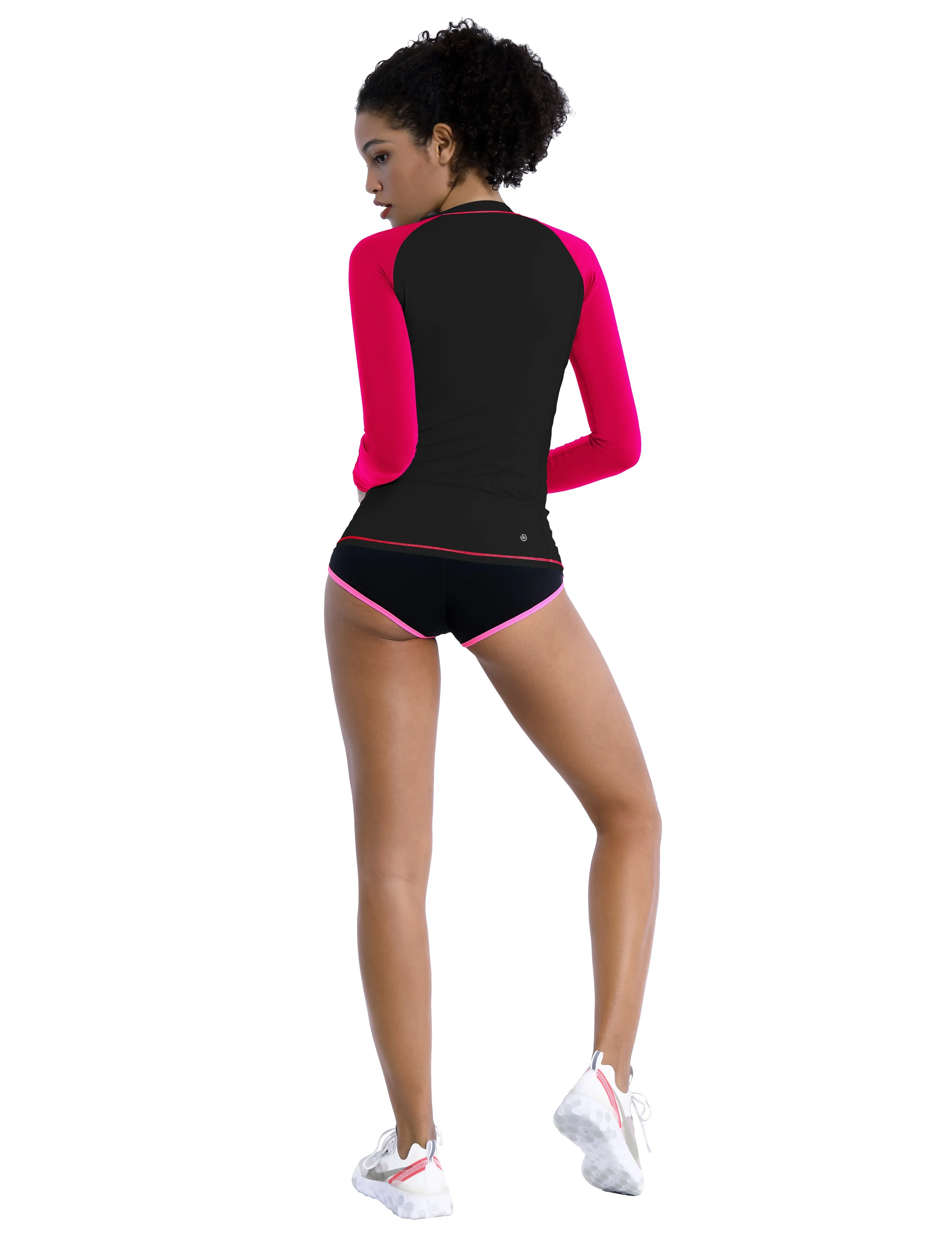 BUBBLELIME 84P/16S Long Sleeve Rashguard for Women Mix Color_Golf