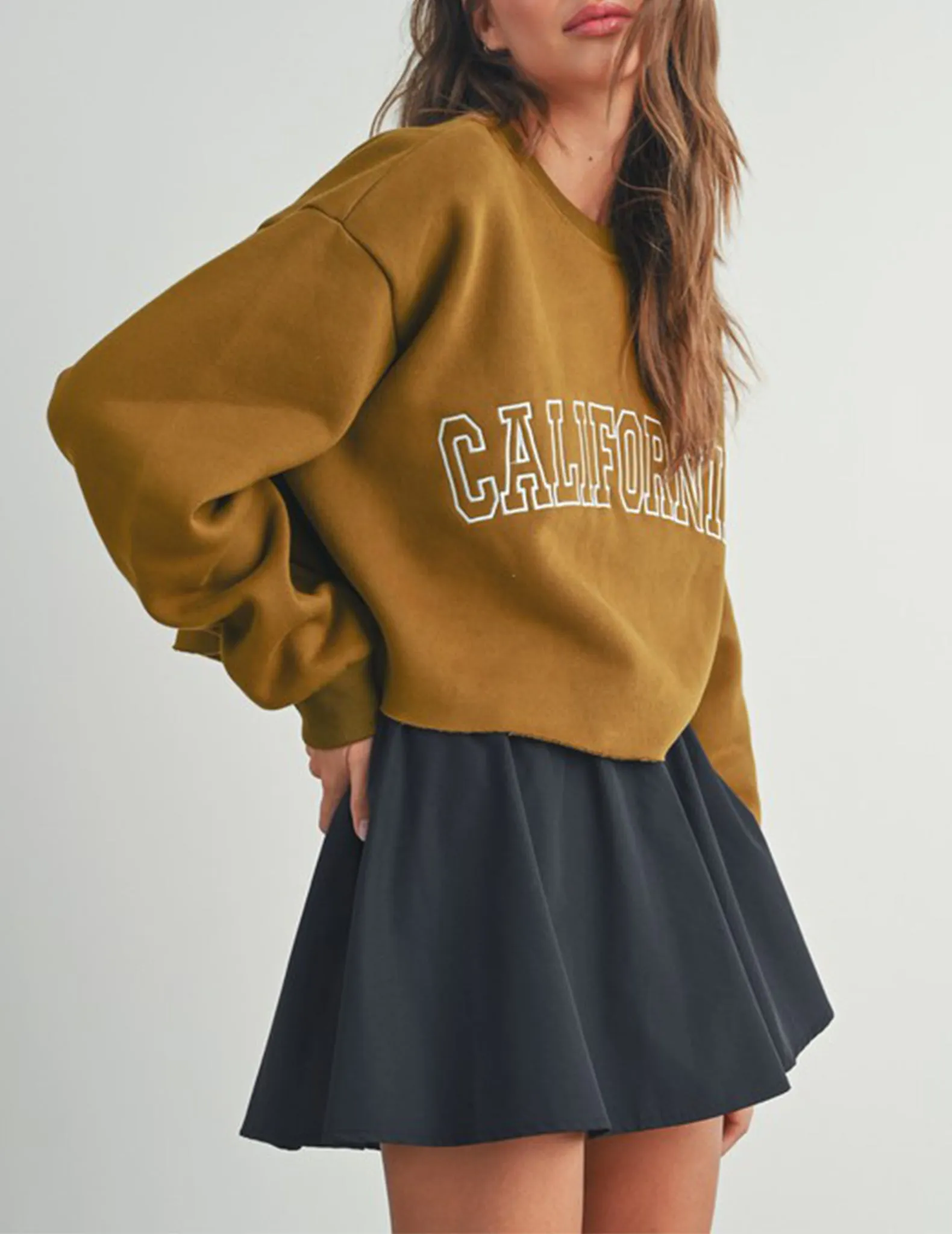 California Embroidered French Terry Sweatshirt