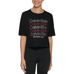 Calvin Klein Performance Women's Multi Logo T-Shirt, Black, M