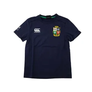 Canterbury t-shirt 7-8 years navy British and Irish Lions short sleeve