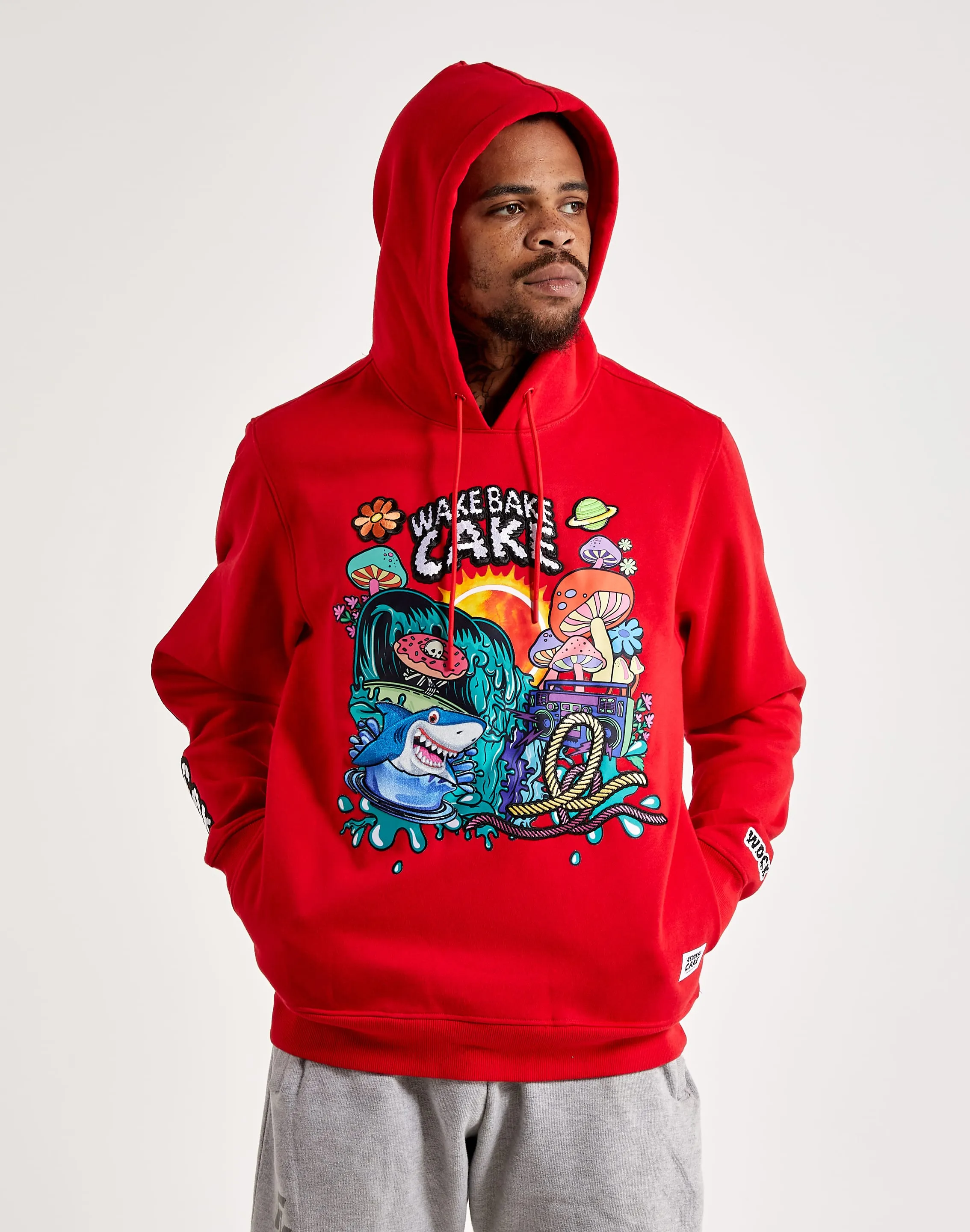 Central Mills Wedding Cake Surfing High Hoodie