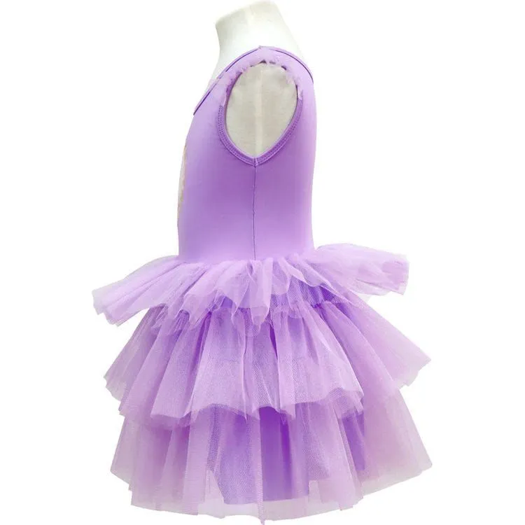 Claris The Secret Crown Fashion Dress in Lilac - Size 5-6 Years