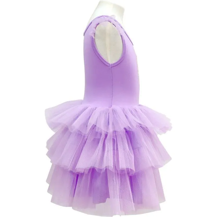 Claris The Secret Crown Fashion Dress in Lilac - Size 5-6 Years