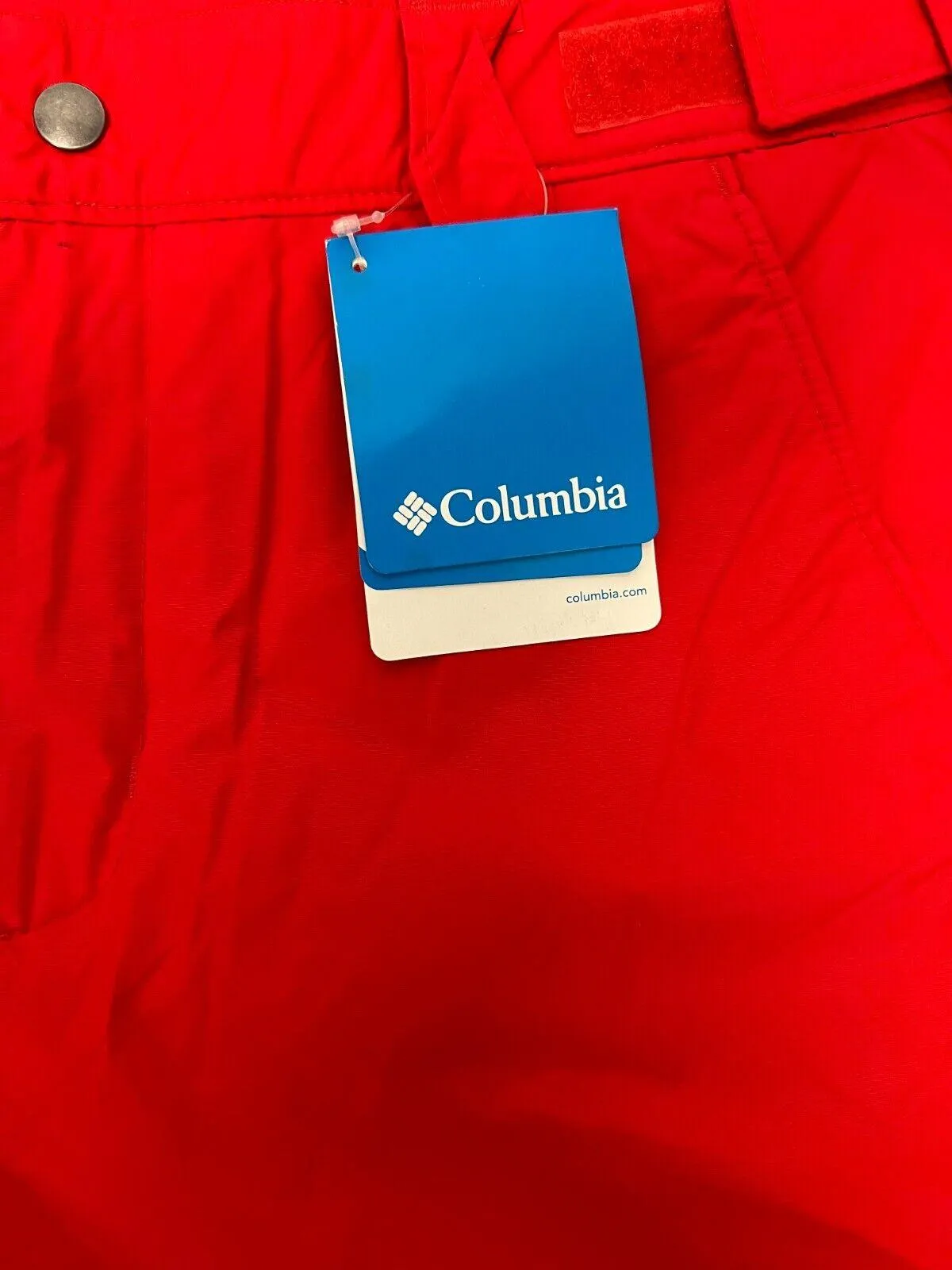 Columbia Men's Mountain Red Snow Pants Bull Lake Waterproof (S02)