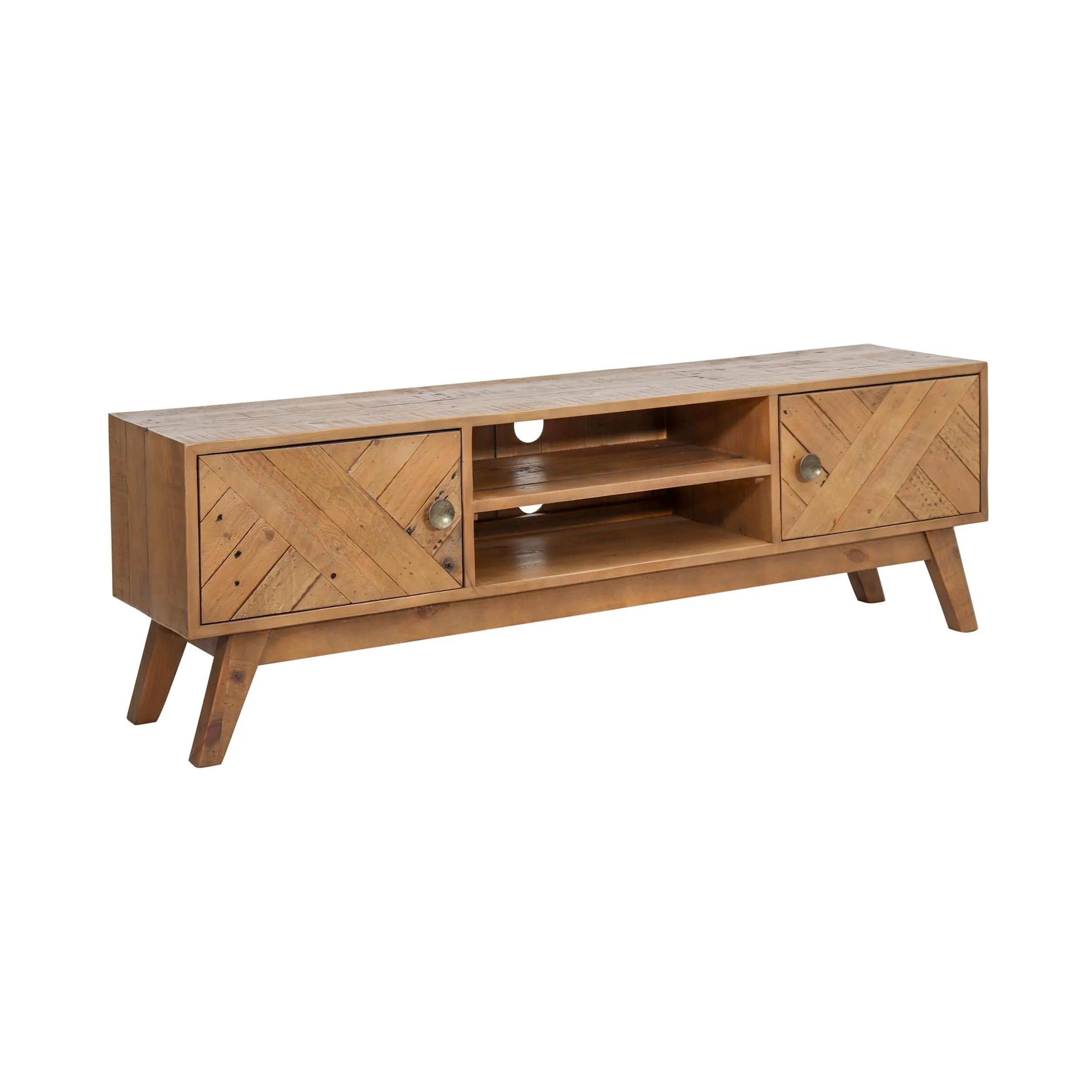 Dawson Reclaimed Timber 2 Door TV Unit