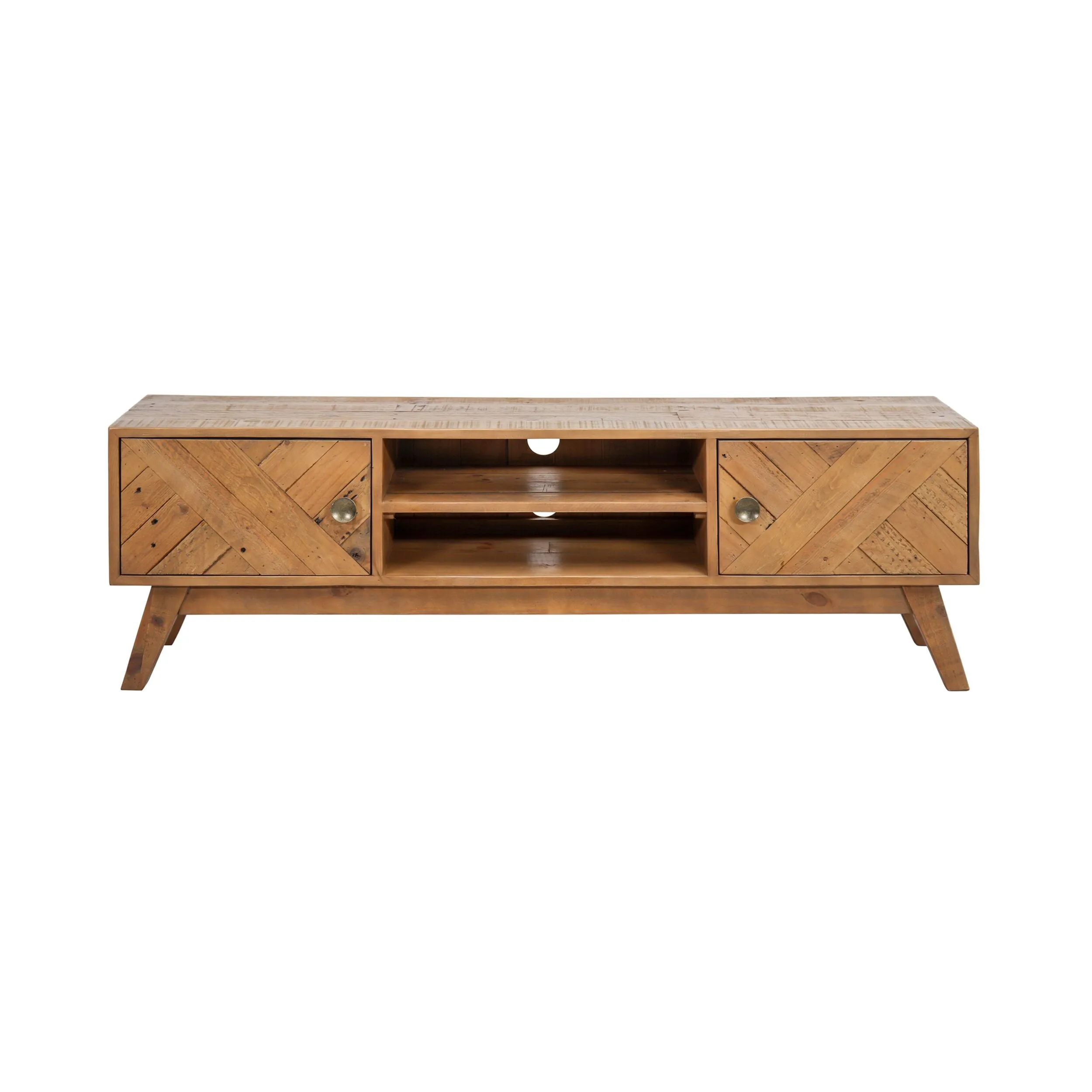 Dawson Reclaimed Timber 2 Door TV Unit