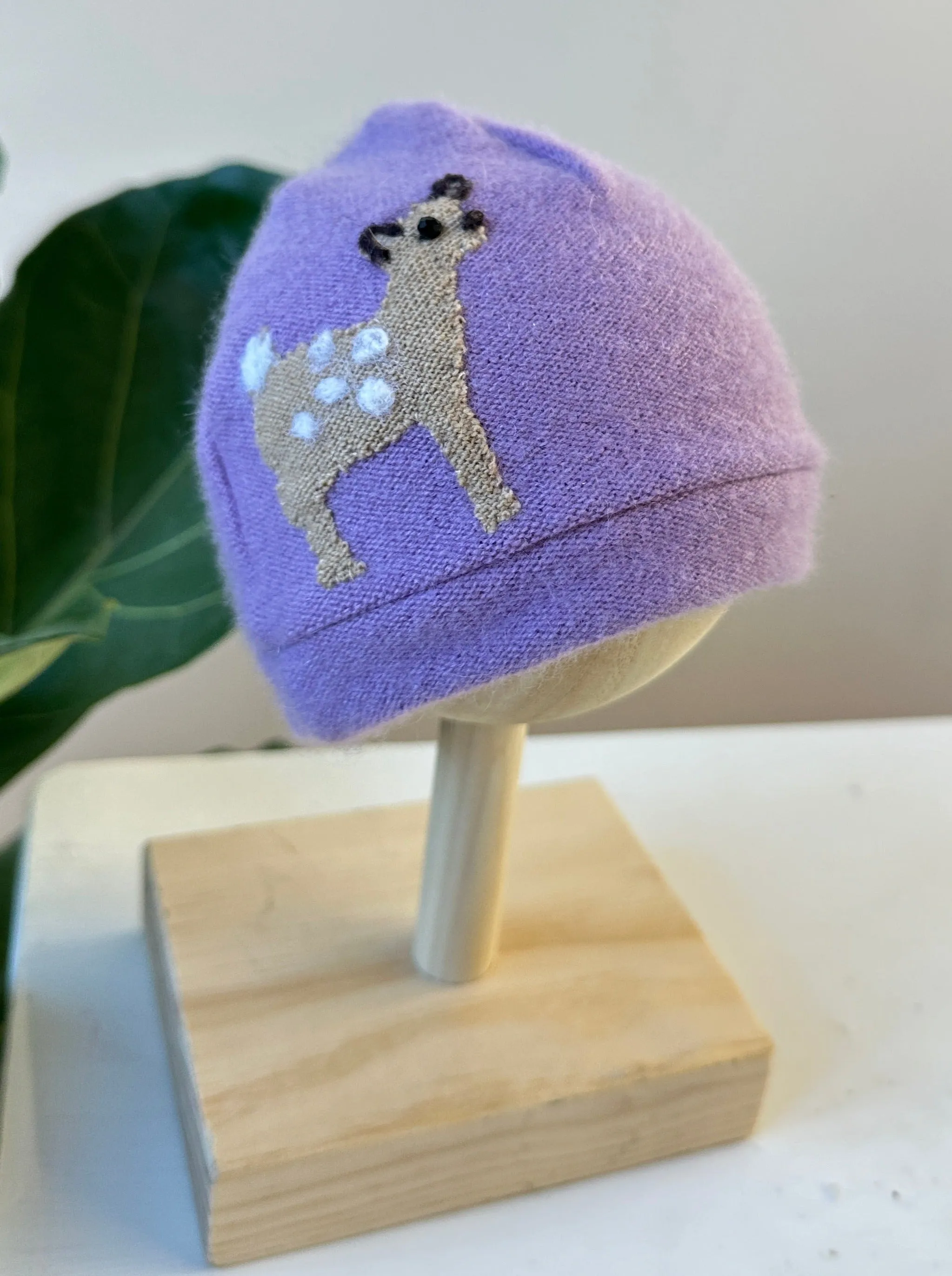 Fawn Cashmere Hat - Newborn