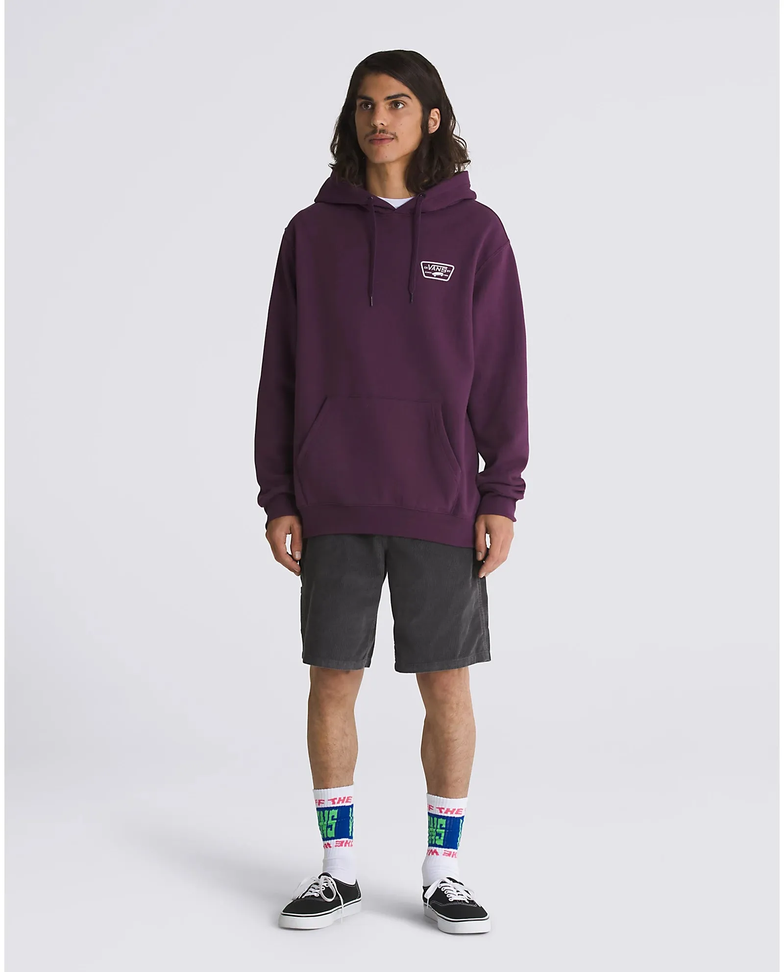 Full Patched II Hoodie in Blackberry Wine