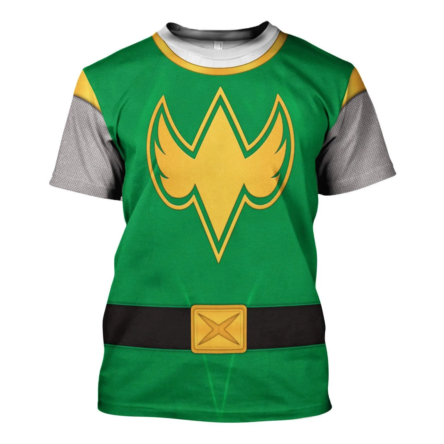 Gearhomie Power Rangers Ninja Storm Green Ranger Hoodies Sweatshirt T-shirt Hawaiian Tracksuit