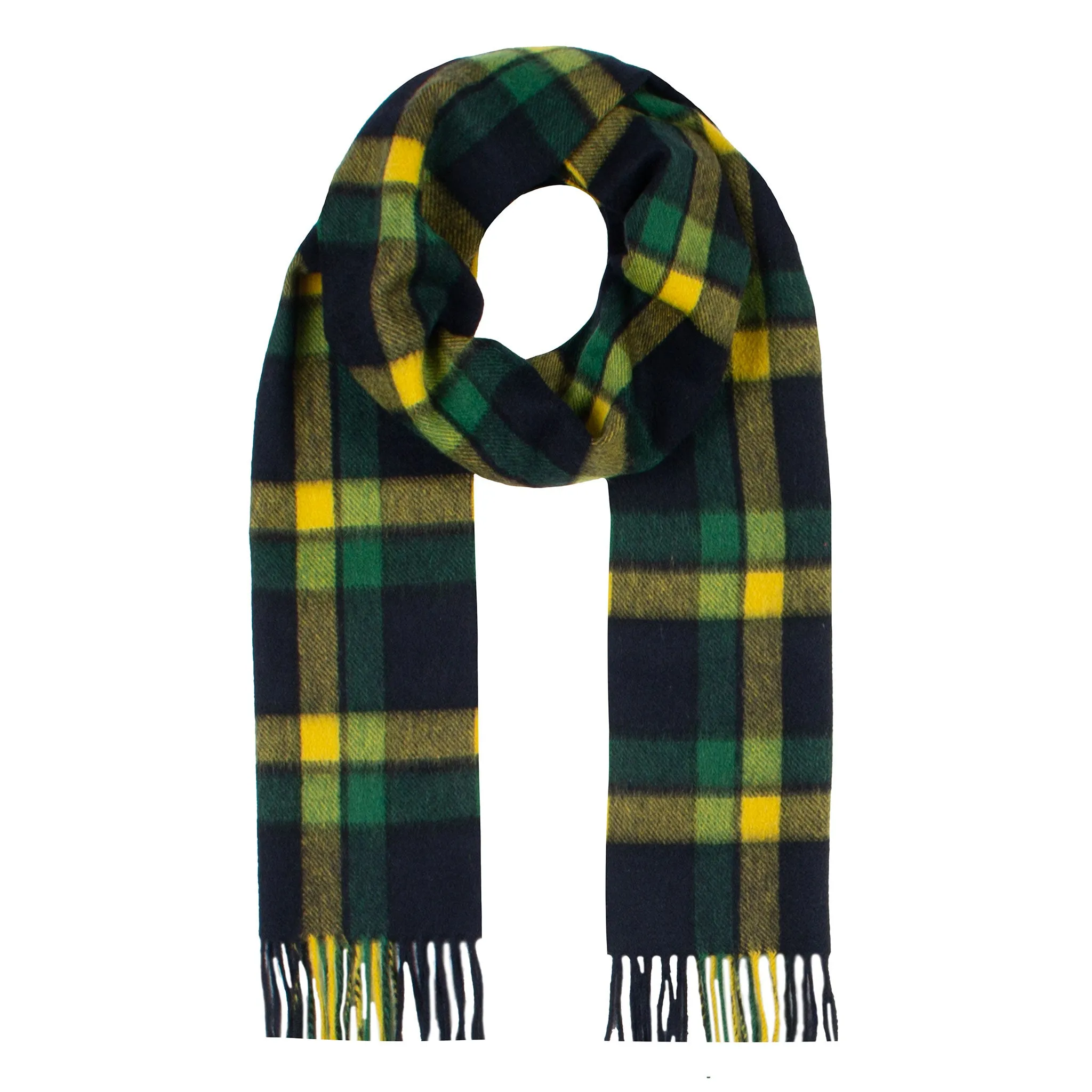 Heritage Bold Check Cashmere Scarf with Tassels and Gift Box