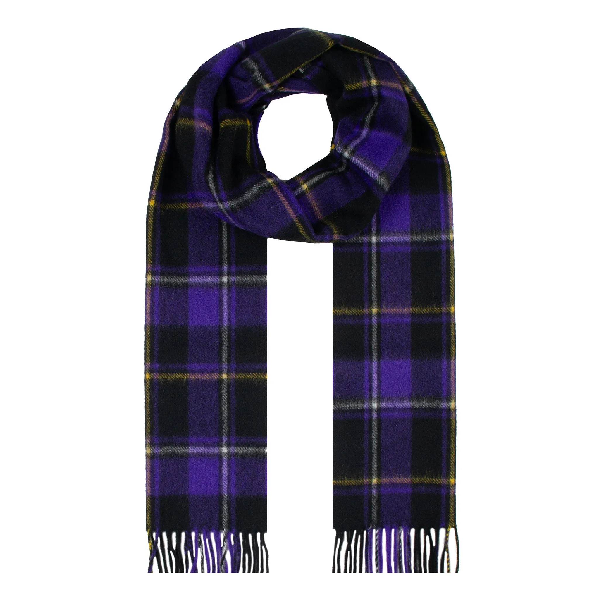 Heritage Bold Check Cashmere Scarf with Tassels and Gift Box