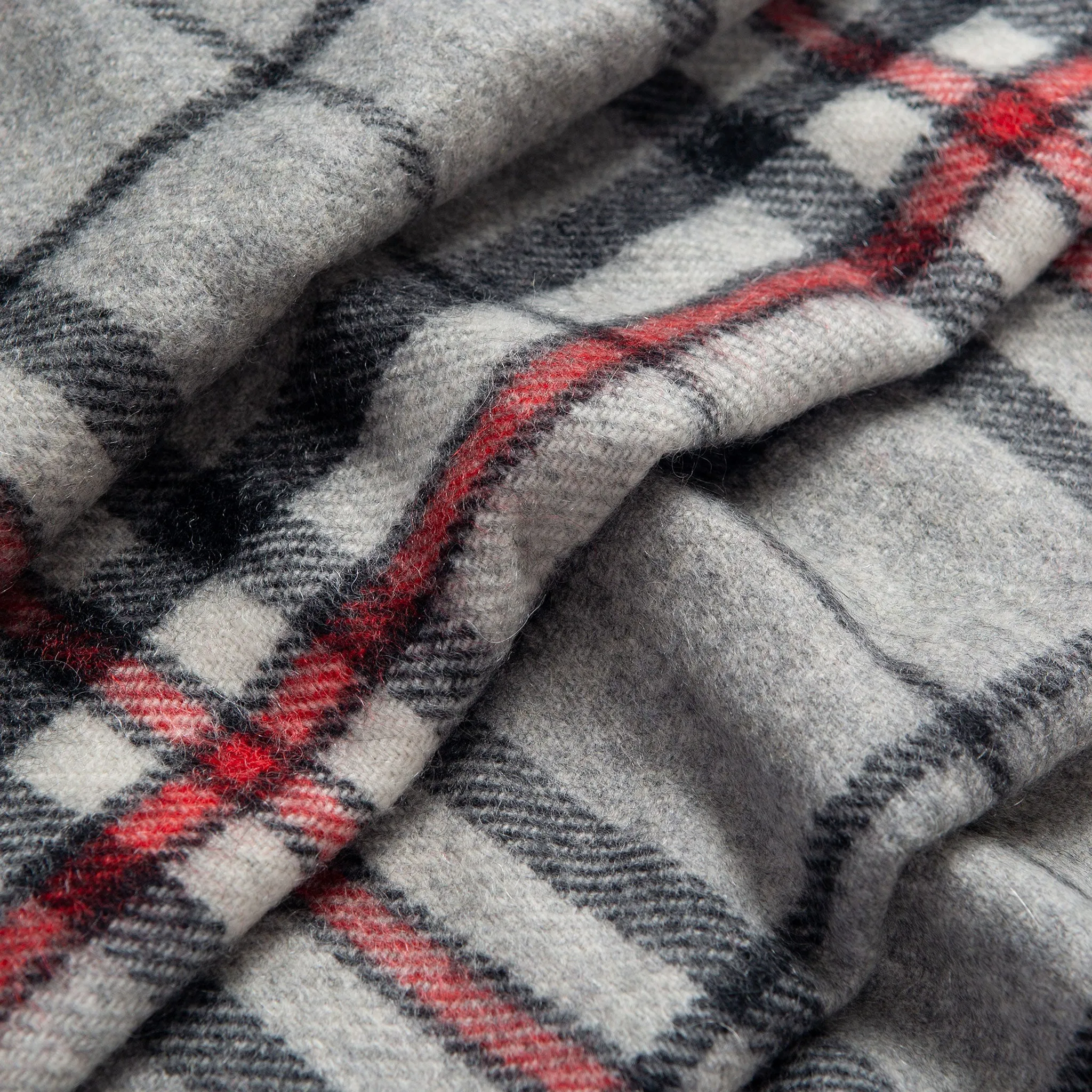 Heritage Bold Check Cashmere Scarf with Tassels and Gift Box