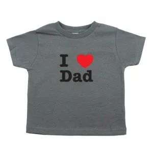 I Heart Love Dad Unisex-Baby Short Sleeve Toddler T-Shirt