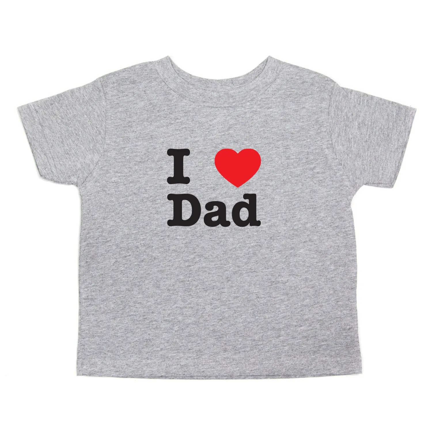 I Heart Love Dad Unisex-Baby Short Sleeve Toddler T-Shirt