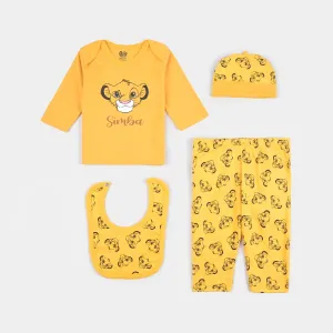 Infant Boys Cotton Interlock 4 Piece Set-Citrus