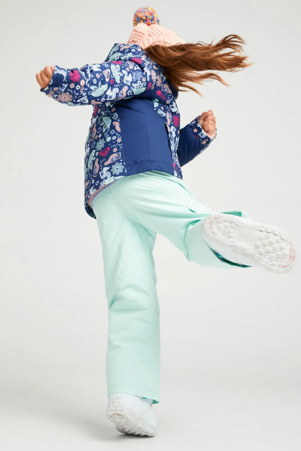 Kids Snowpants Roxy Lola Bib Fair Aqua