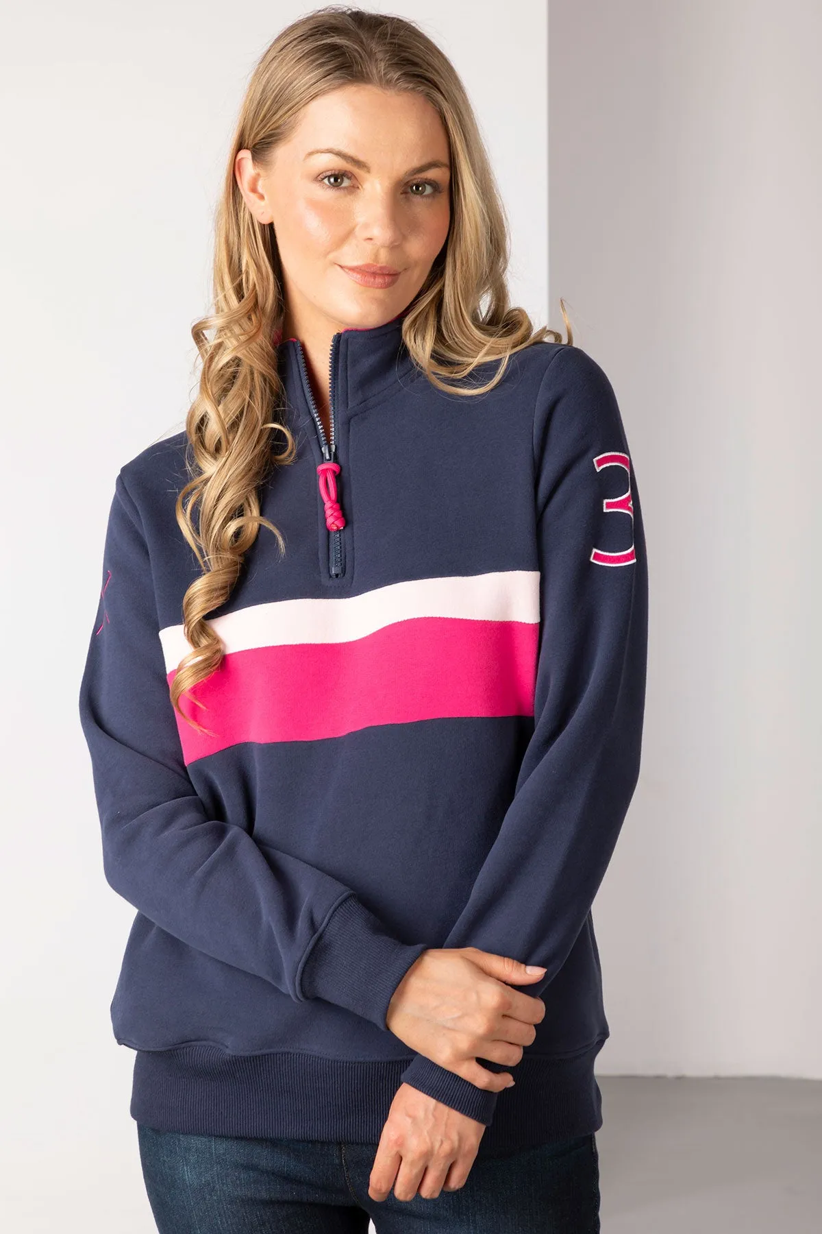 Ladies Stripe Sweatshirt - Bramham