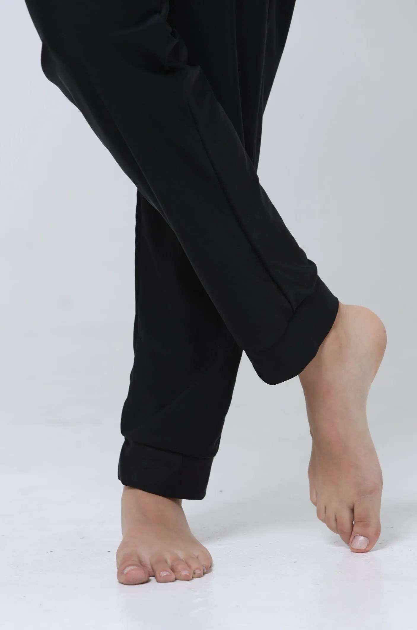 Loose Swim Pants Black