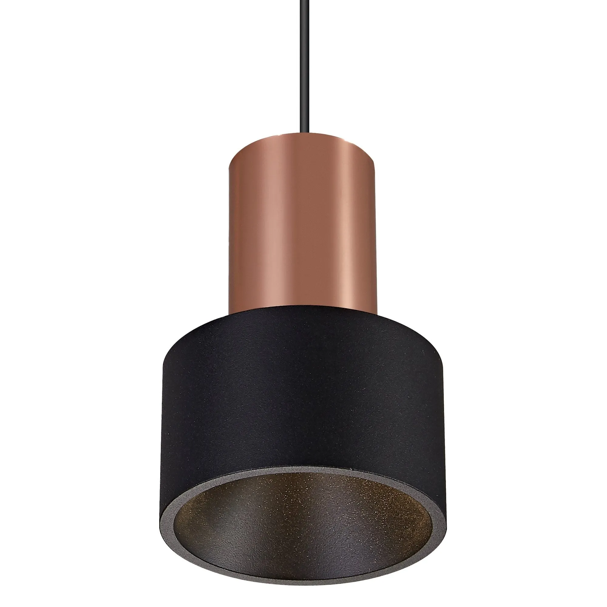 Mantra M8467 Gruissan LED Cylinder Pendant Matt Black/Matt Gold