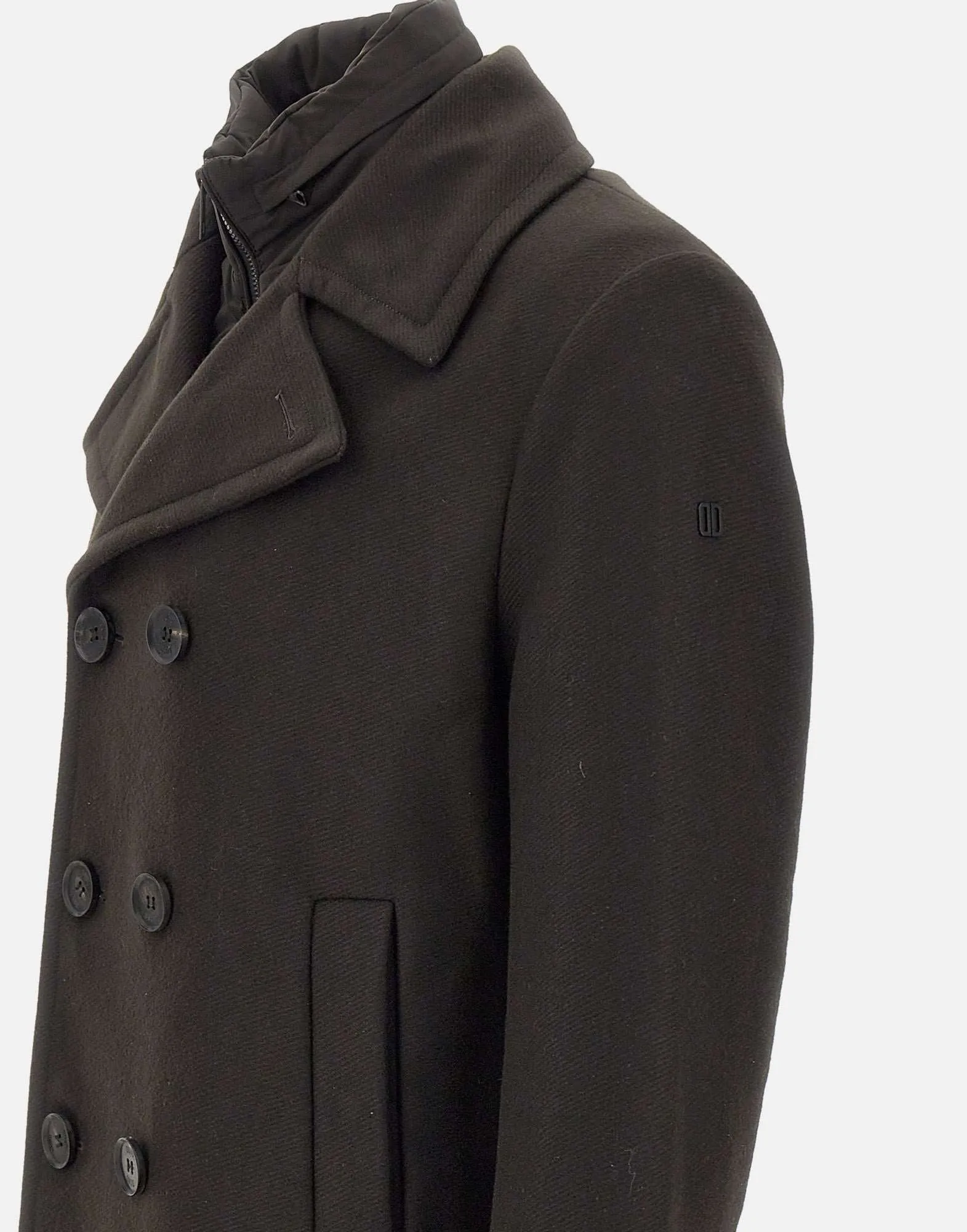 Men's Wool Cashmere Blend Coat