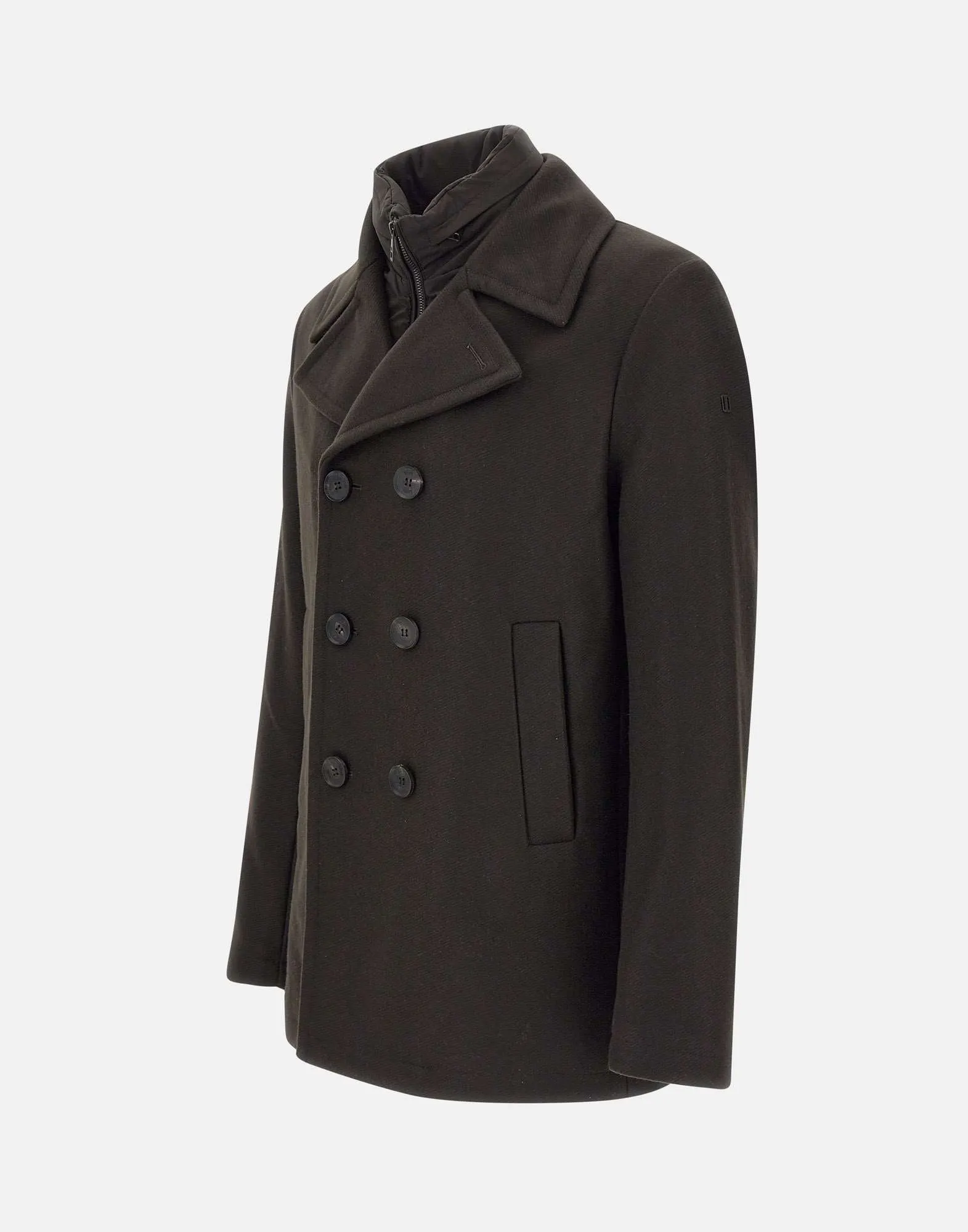 Men's Wool Cashmere Blend Coat