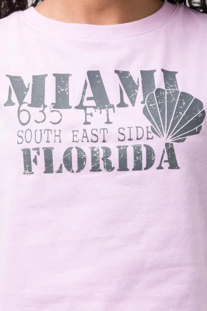 Miami T-Shirt Pink