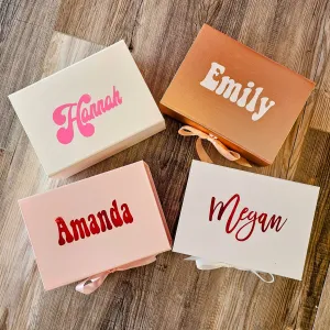 Personalized Magnetic Catch Gift Box